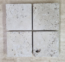 Load image into Gallery viewer, CLASSIC TRAVERTINE TUMBLED COBBLES 100x100