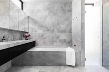Load image into Gallery viewer, WHITE TRUFFLE MARBLE HONED TILE