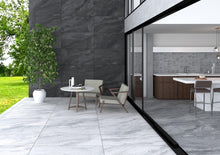 Load image into Gallery viewer, LEGACY STEEL GREY PORCELAIN TILE