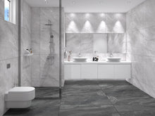 Load image into Gallery viewer, LEGACY STEEL GREY PORCELAIN TILE