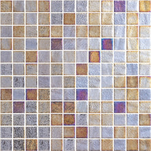 Load image into Gallery viewer, GENUINE PEARL CHARCOAL GLASS POOL MOSAIC