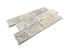 Load image into Gallery viewer, SILVER TRAVERTINE TUMBLED & UNFILLED 75x203x10mm