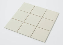 Load image into Gallery viewer, OFF WHITE UNGLAZED 97MM SQUARE MOSAIC