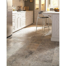 Load image into Gallery viewer, SILVER TRAVERTINE TUMBLED & UNFILLED 610X406X30MM PAVER