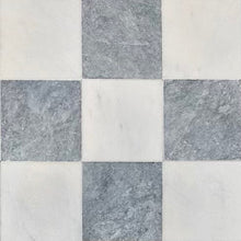 Load image into Gallery viewer, KINGBLUE AND MILOS MARBLE TUMBLED CHECKERBOARD