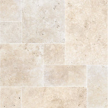 Load image into Gallery viewer, CLASSIC TRAVERTINE FRENCH PATTERN TUMBLED TILE
