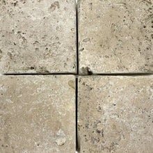 Load image into Gallery viewer, CLASSIC TRAVERTINE TUMBLED COBBLES 100x100