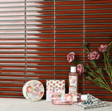 Load image into Gallery viewer, RAKU SPECKLE RED GLOSS PORCELAIN 20X145MM KITKAT MOSAIC