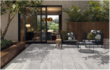 Load image into Gallery viewer, TRAVERTINE SILVER PORCELAIN