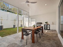 Load image into Gallery viewer, SILVER TRAVERTINE TUMBLED & UNFILLED 610X406X30MM PAVER