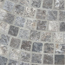 Load image into Gallery viewer, SILVER TRAVERTINE TUMBLED COBBLE 100x100
