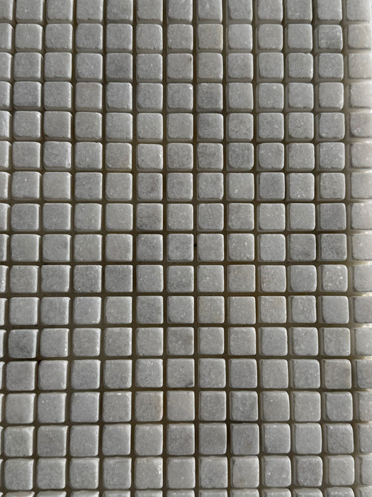 Crystal White Marble Mini Square Mosaic
