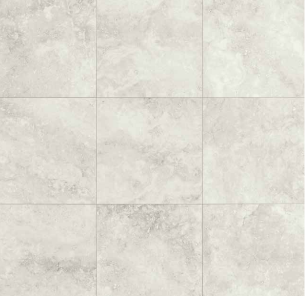Renaissance Silver Porcelain Tile