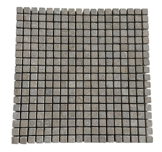 Chateau Green Limestone Mini Square Mosaic