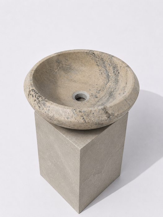 Paris Basin Silver Travertine