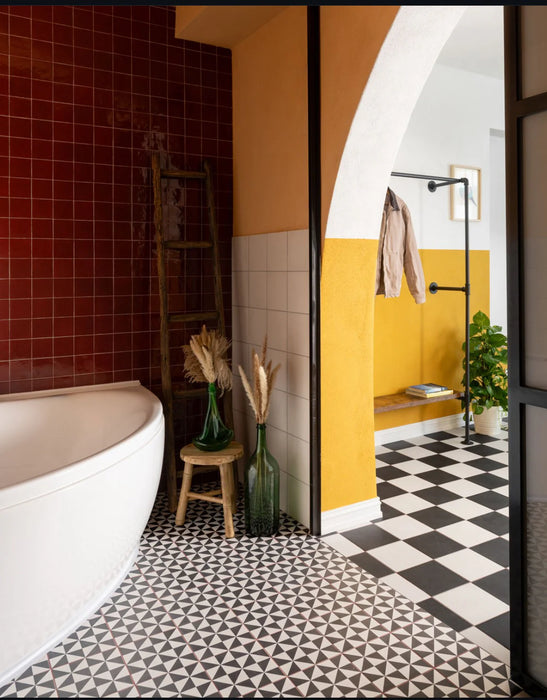 Melange Bordeaux Ceramic Tile