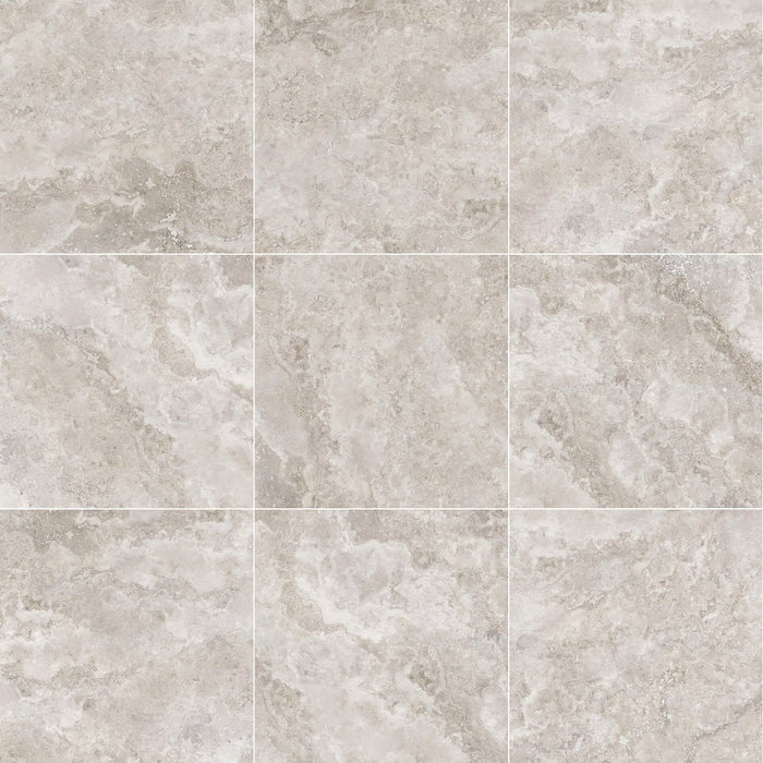 Travertino Grey Porcelain Tile Natural