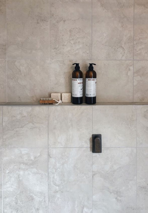 Romanstone Bianco Porcelain Tile 1200x1200x9 Natural