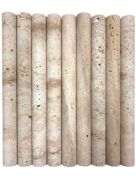 CLASSIC TRAVERTINE FLUTES