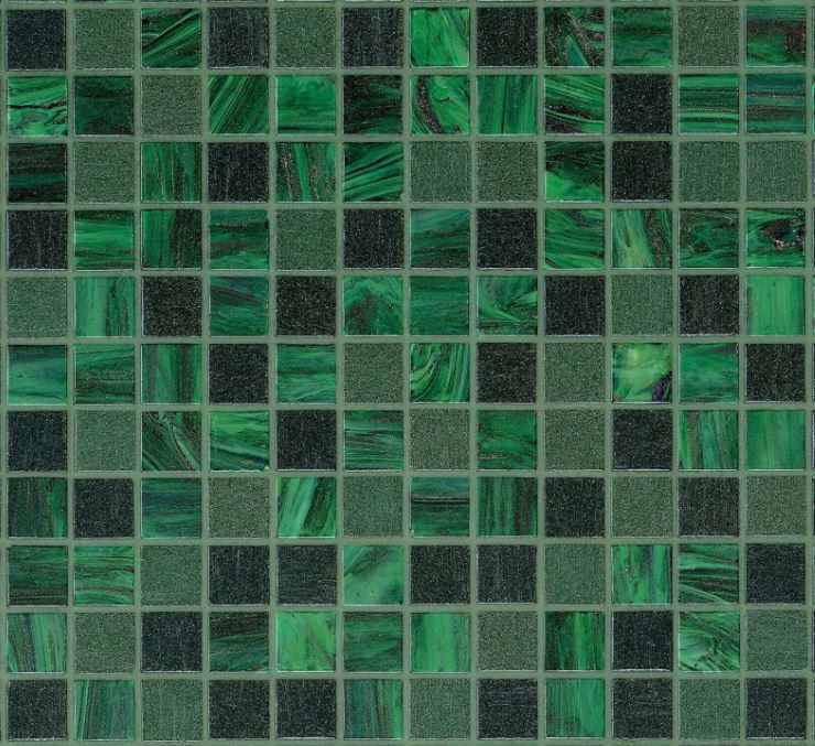 Bisazza Alloro Glass Square Mosaic