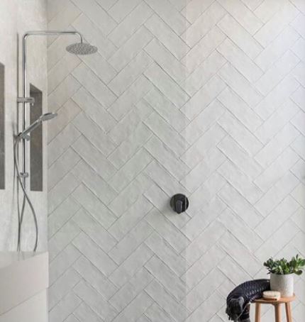 Majorca Subway White Ceramic Tile 100x300x10 Gloss