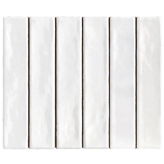 Mallorca Subway White Porcelain Tile Gloss