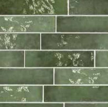 Load image into Gallery viewer, MEMORY MOSS GLOSS GREEN SUBWAY TILE

