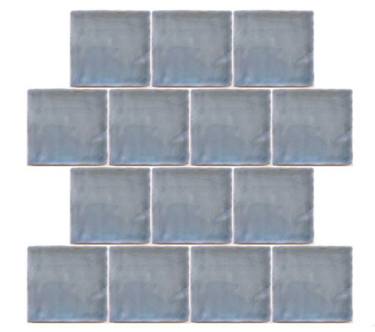 Majorca Square Sky Blue Ceramic Tile