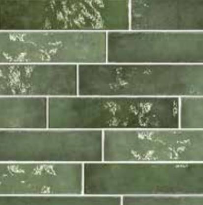 Memory Subway Moss Green Porcelain Tile