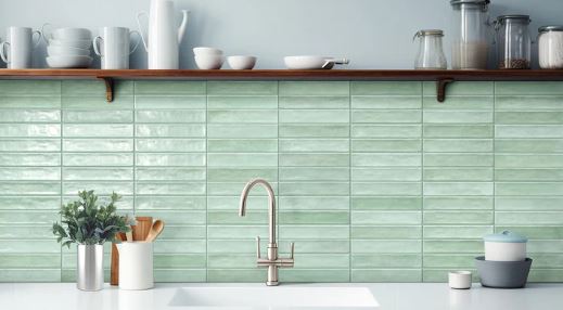 Mallorca Subway Mint Porcelain Tile Gloss