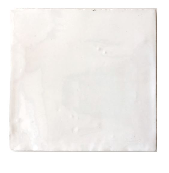 Majorca Square White Ceramic Tile Gloss