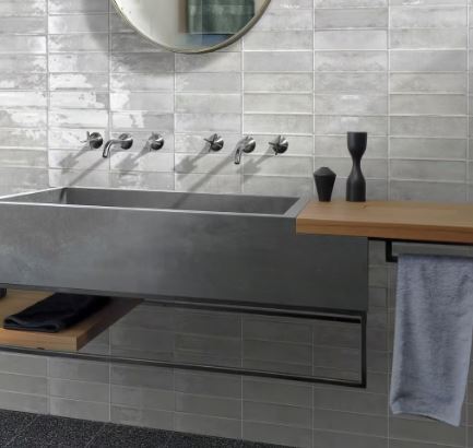 Memory Subway Pearl Grey Porcelain Tile