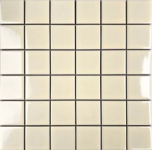STRAW GLOSS 48MM SQUARE MOSAIC
