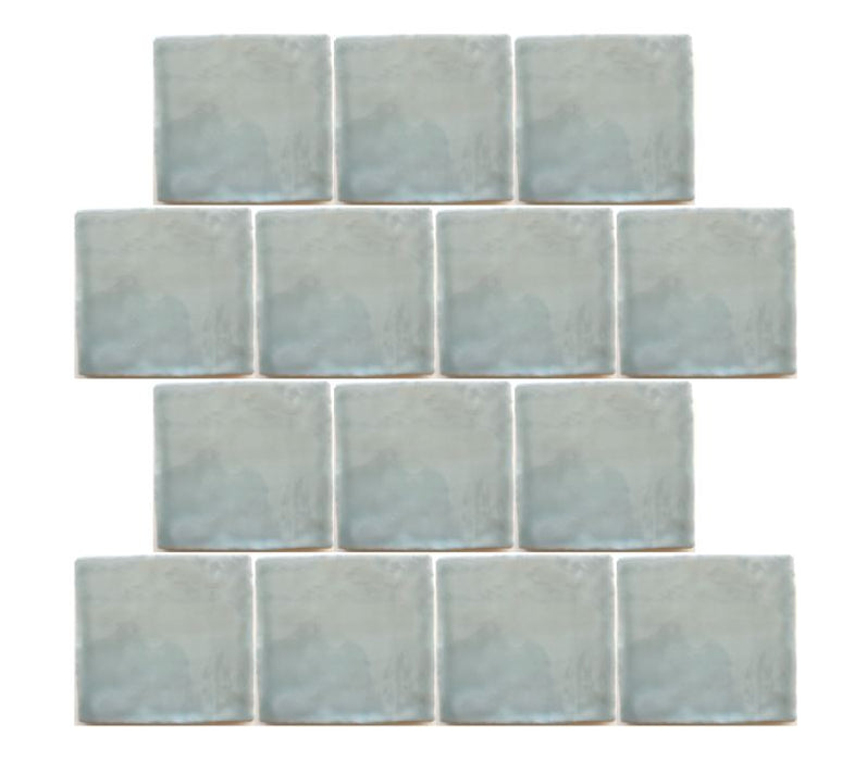 Majorca Square Mint Gloss Ceramic Tile