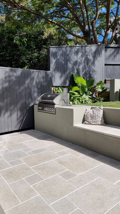 Chateau Green Fossil Limestone Paver 406x406x30