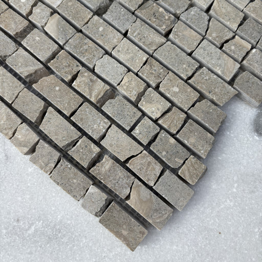 Chateau Green Fossil Limestone Domenica Mosaic