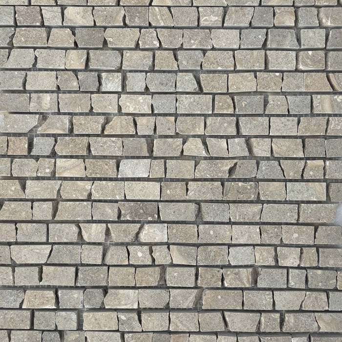 Chateau Green Fossil Limestone Domenica Mosaic