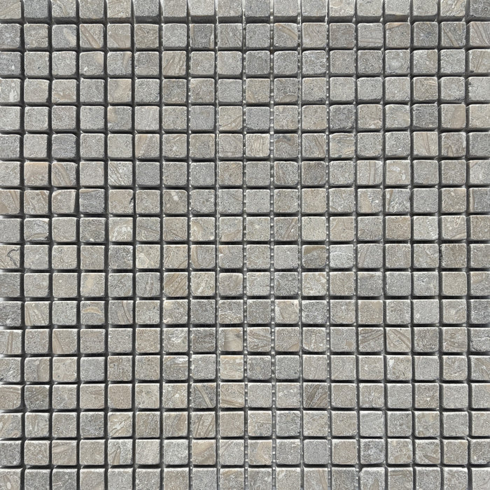 Chateau Green Limestone Mini Square Mosaic