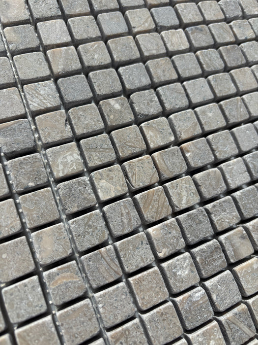 Chateau Green Limestone Mini Square Mosaic