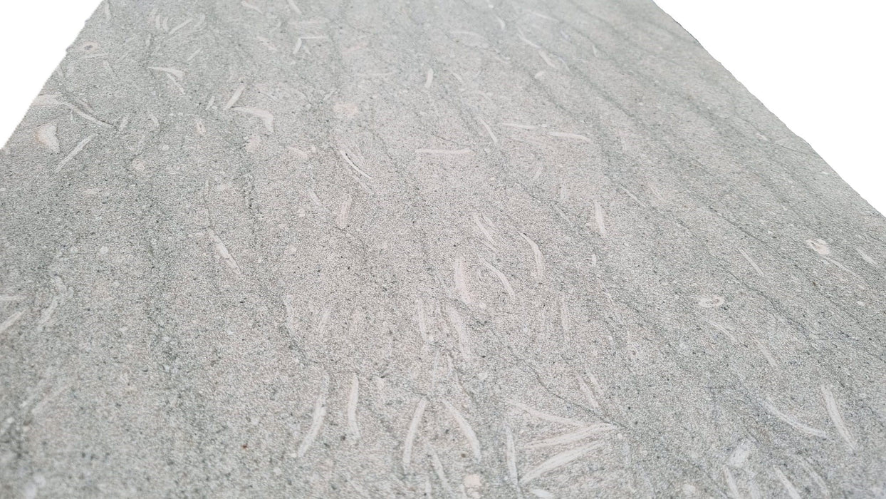 Chateau Green Fossil Limestone Paver 406x610x30 Sandblasted