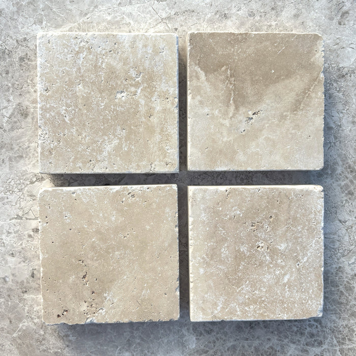 Classic Travertine Cobbles 120x120x30