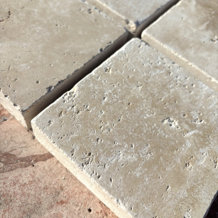 Classic Travertine Cobbles 120x120x30