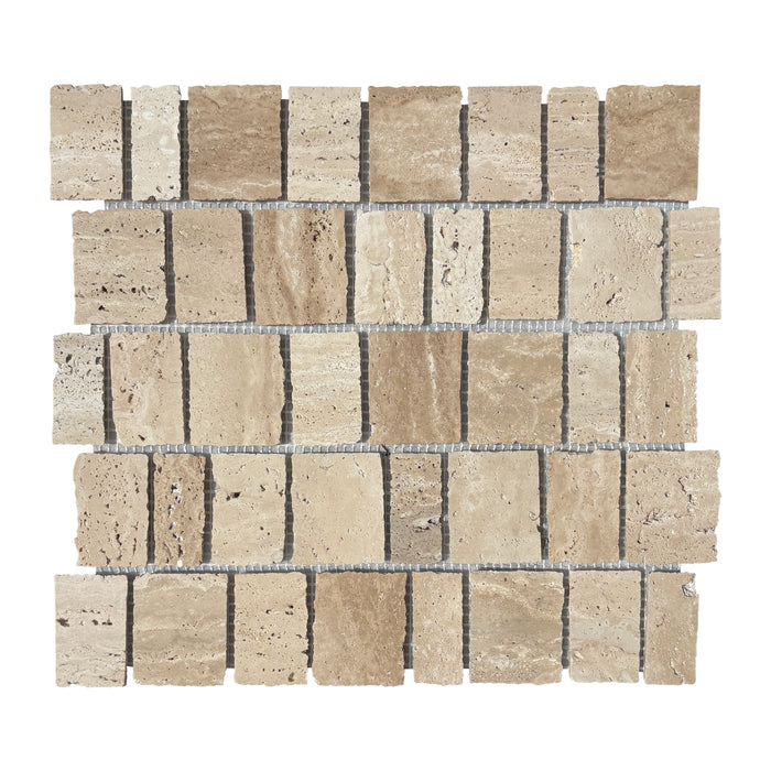 Classic Travertine Domenica Mosaic