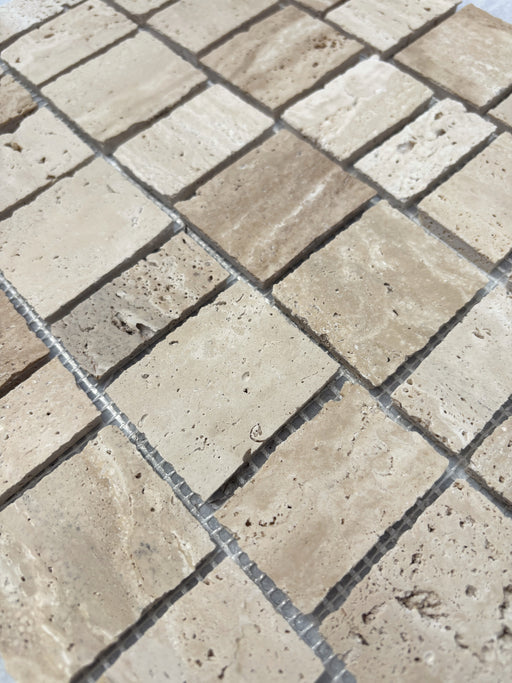Classic Travertine Domenica Mosaic