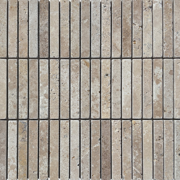 Classic Travertine Small Kitkat Mosaic