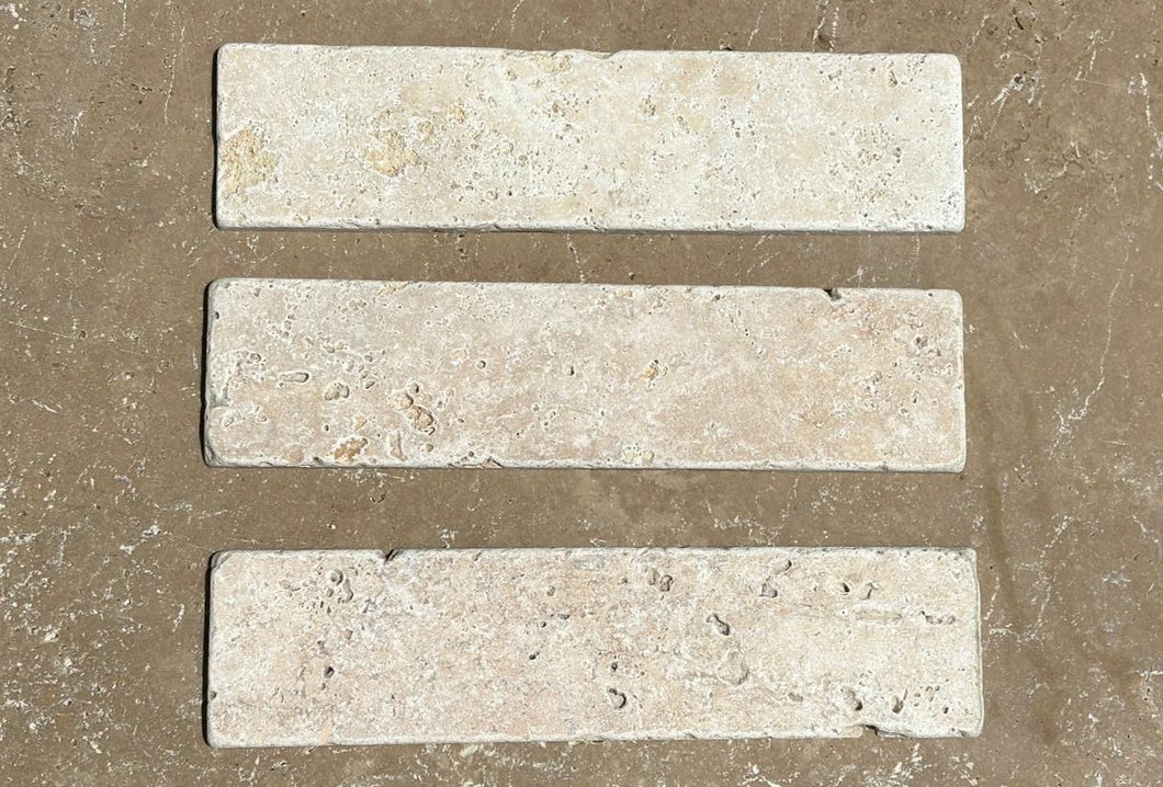 CLASSIC TRAVERTINE TUMBLED SUBWAYS