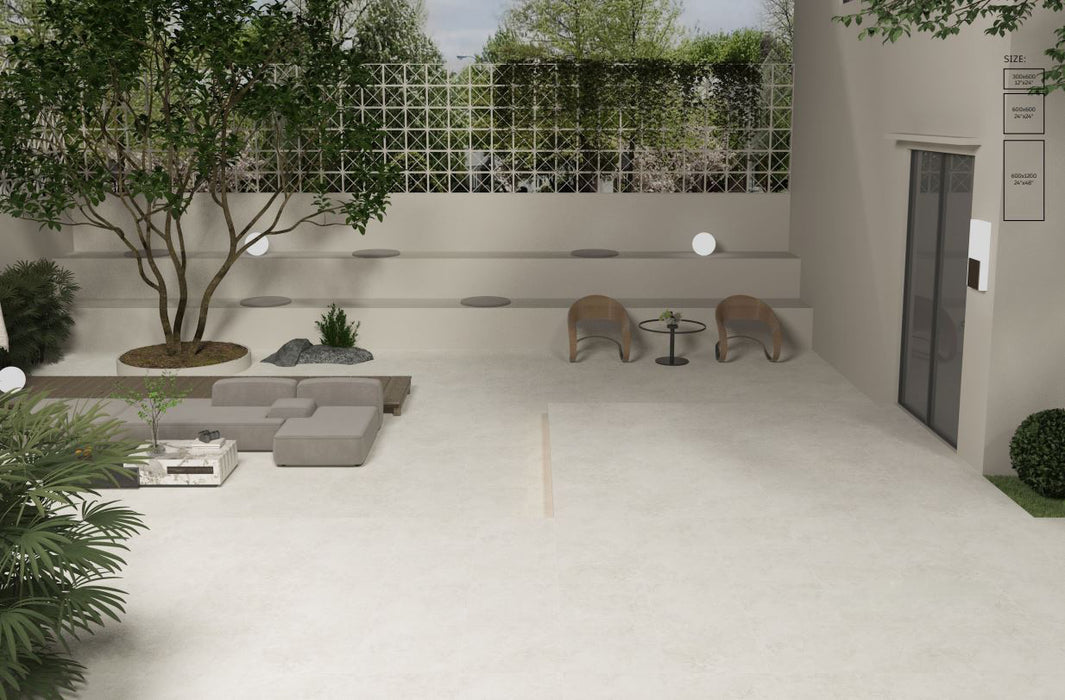 Vista Coast Porcelain Tile 600x600x10 Matte