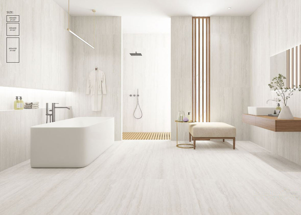 Vista Coast Vein Cut Porcelain Tile 1200x600x10 Matte