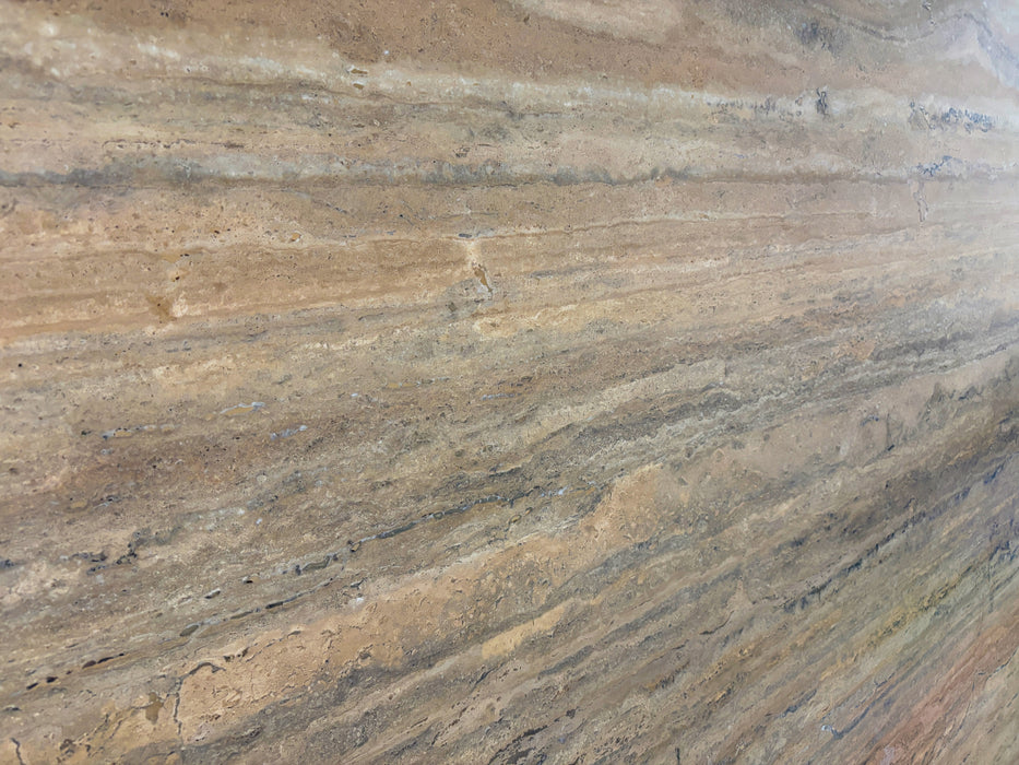 Country Classic Travertine Vein Cut Slab Honed & Filled