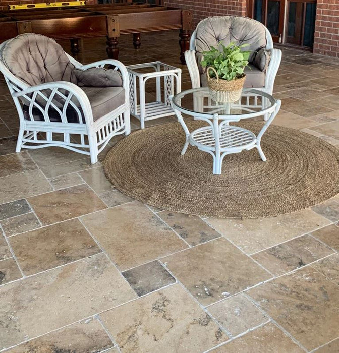 Country Classic Travertine Tile 406x406x12